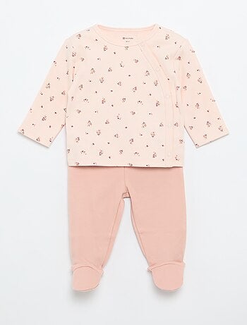 Ensemble de pyjama interlock - 2 pièces
