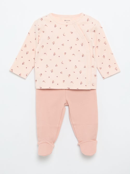 Ensemble de pyjama interlock - 2 pièces - Kiabi