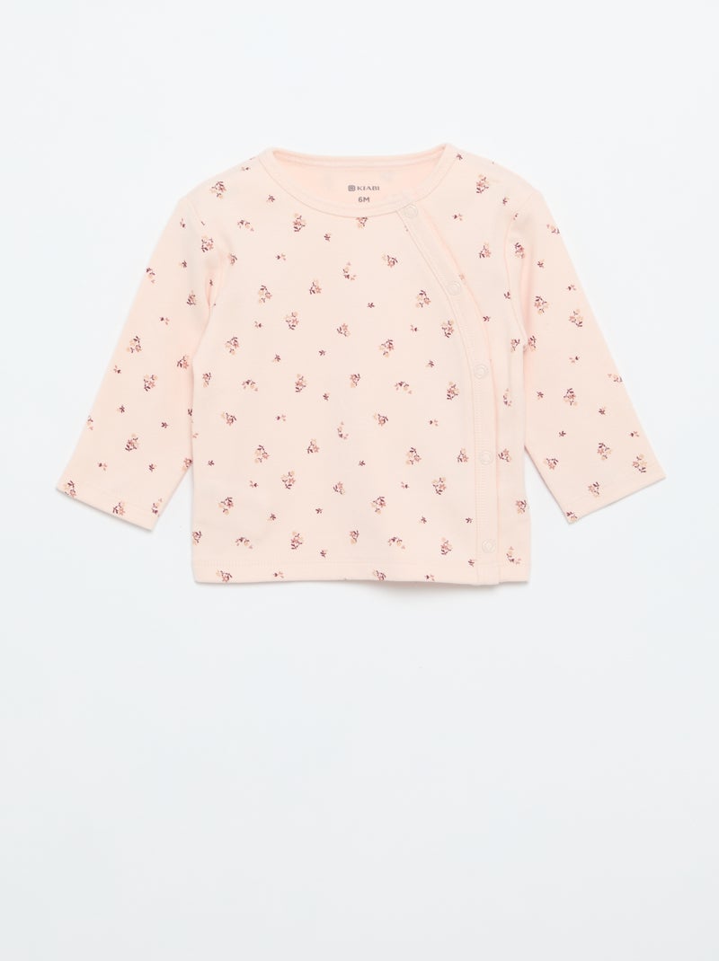 Ensemble de pyjama interlock - 2 pièces Rose - Kiabi
