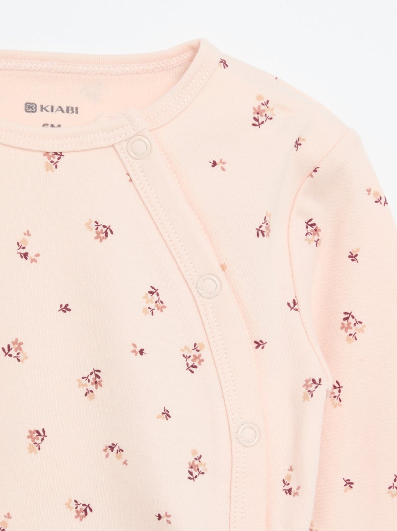 Ensemble de pyjama interlock - 2 pièces Rose - Kiabi