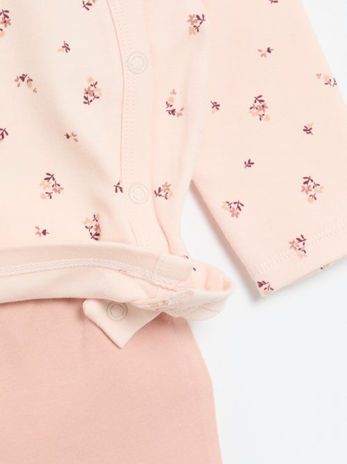 Ensemble de pyjama interlock - 2 pièces - Kiabi