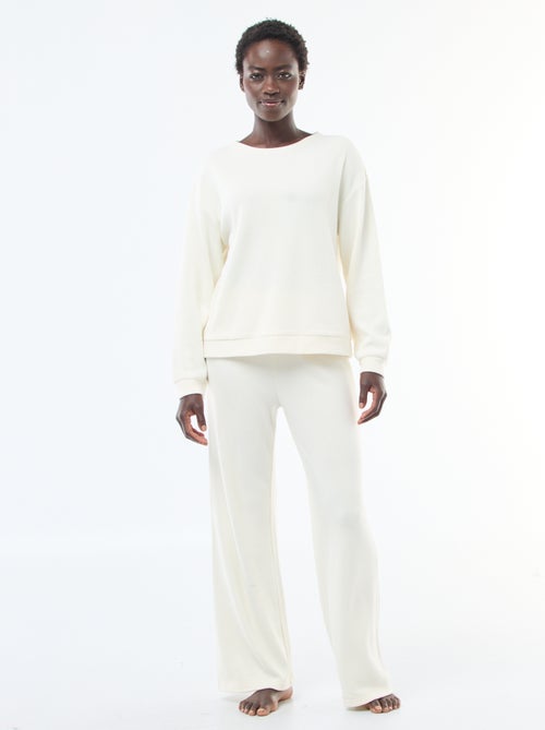 Ensemble de pyjama jersey uni - Kiabi