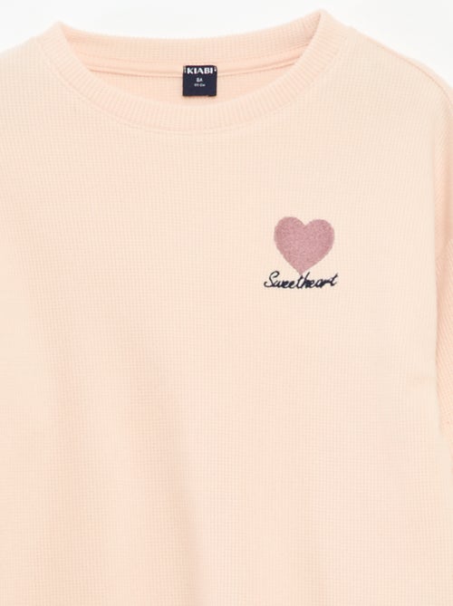 Ensemble de pyjama jersey uni - Kiabi