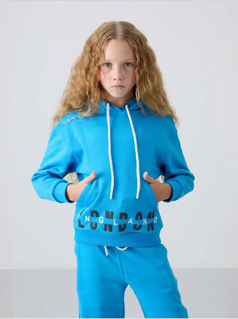 Ensemble de pyjama jeunesse en coton et polyester tommy Bleu électrique - Kiabi