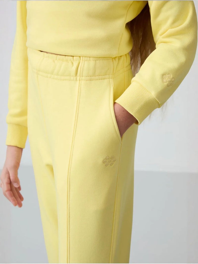 Ensemble de pyjama jeunesse en coton et polyester tommy Jaune citron - Kiabi