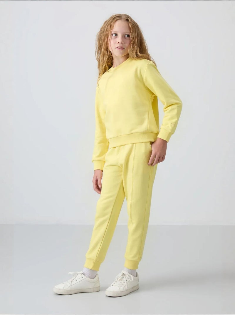 Ensemble de pyjama jeunesse en coton et polyester tommy Jaune citron - Kiabi