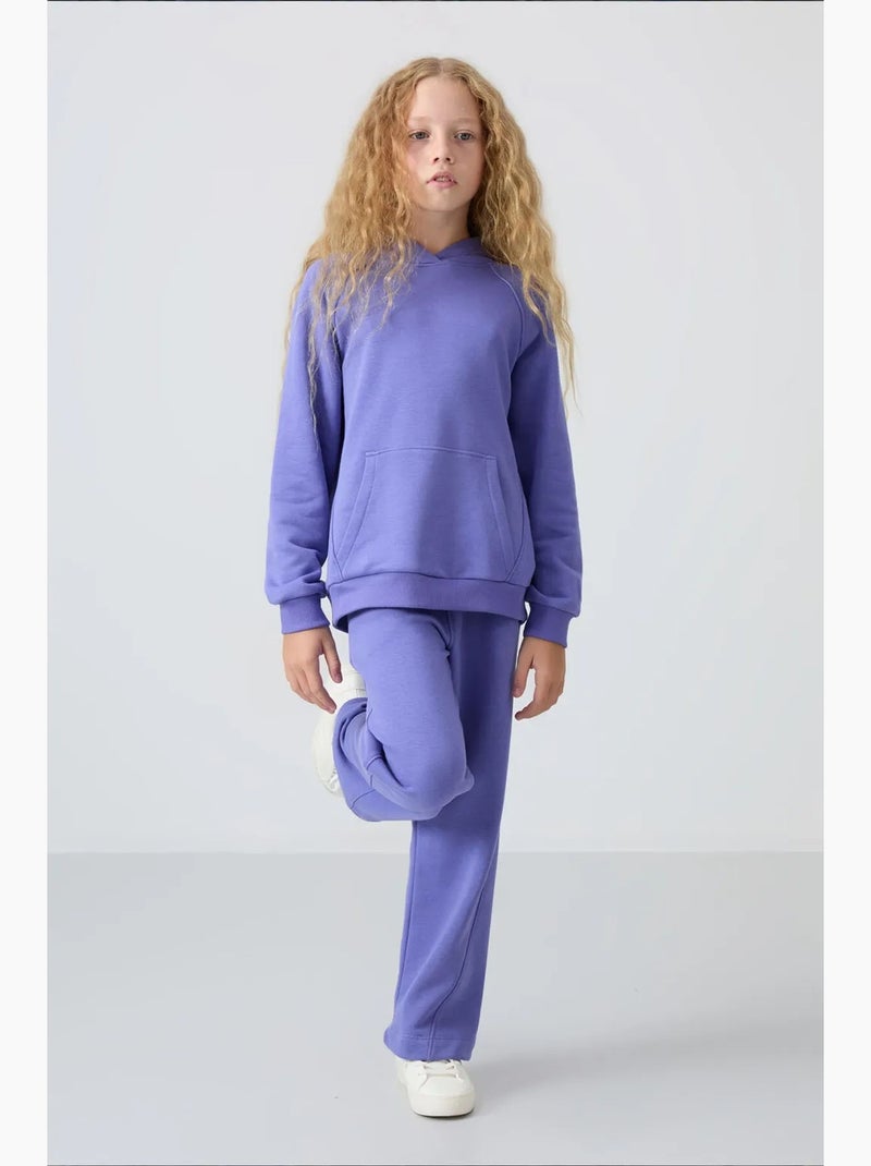 Ensemble de pyjama jeunesse en coton et polyester tommy Lavande - Kiabi
