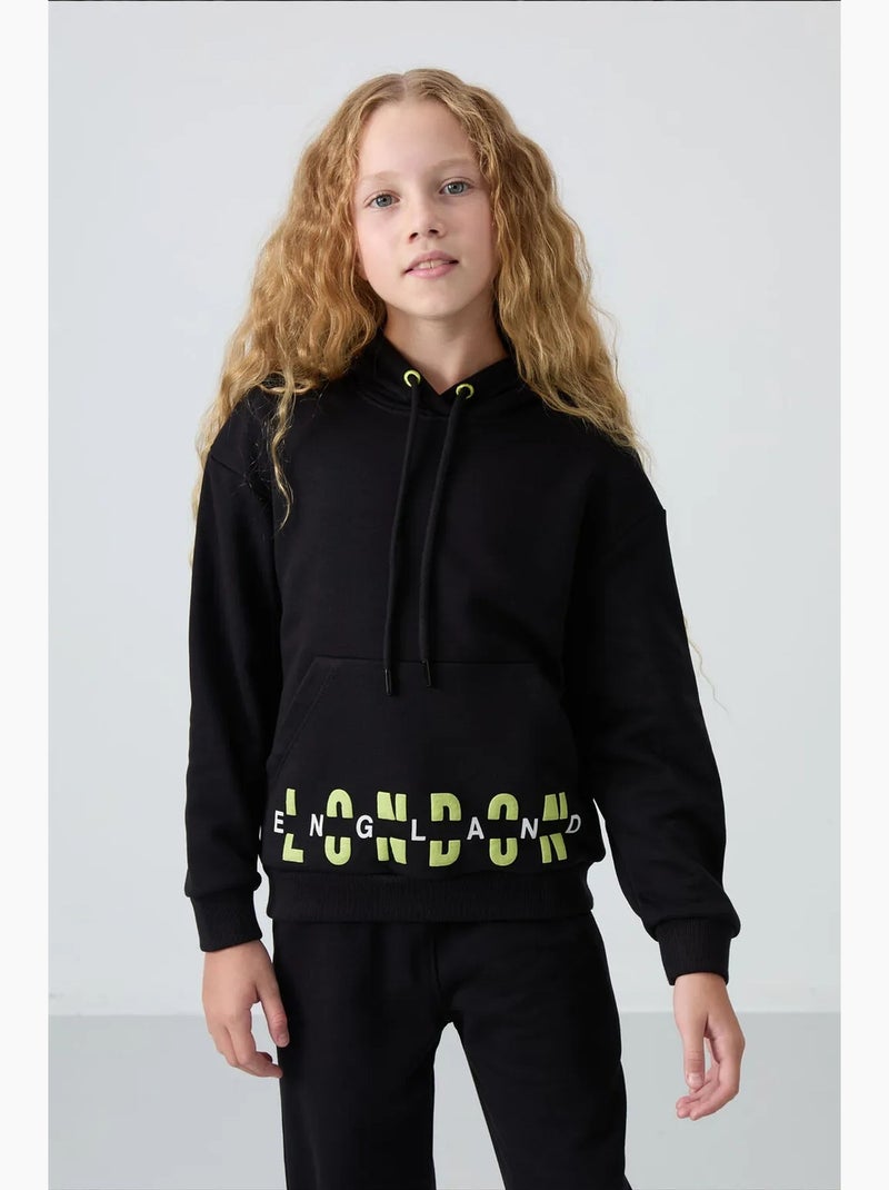 Ensemble de pyjama jeunesse en coton et polyester tommy Noir - Kiabi