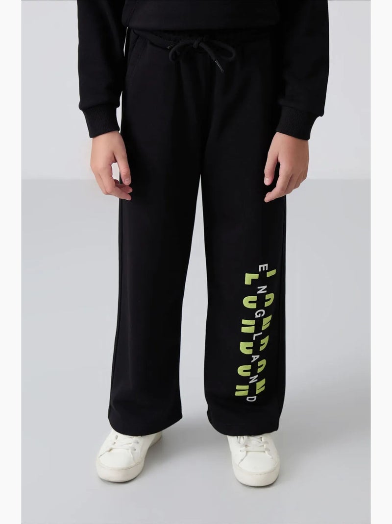 Ensemble de pyjama jeunesse en coton et polyester tommy Noir - Kiabi