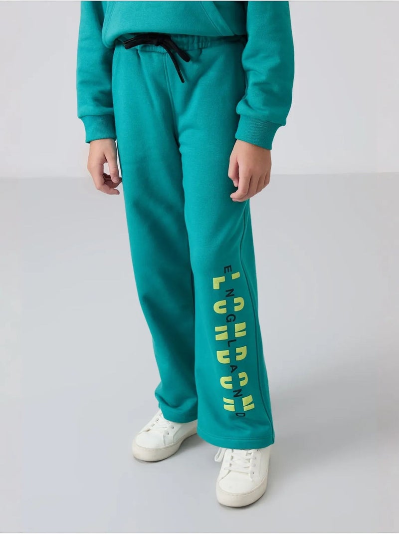 Ensemble de pyjama jeunesse en coton et polyester tommy Vert émeraude - Kiabi