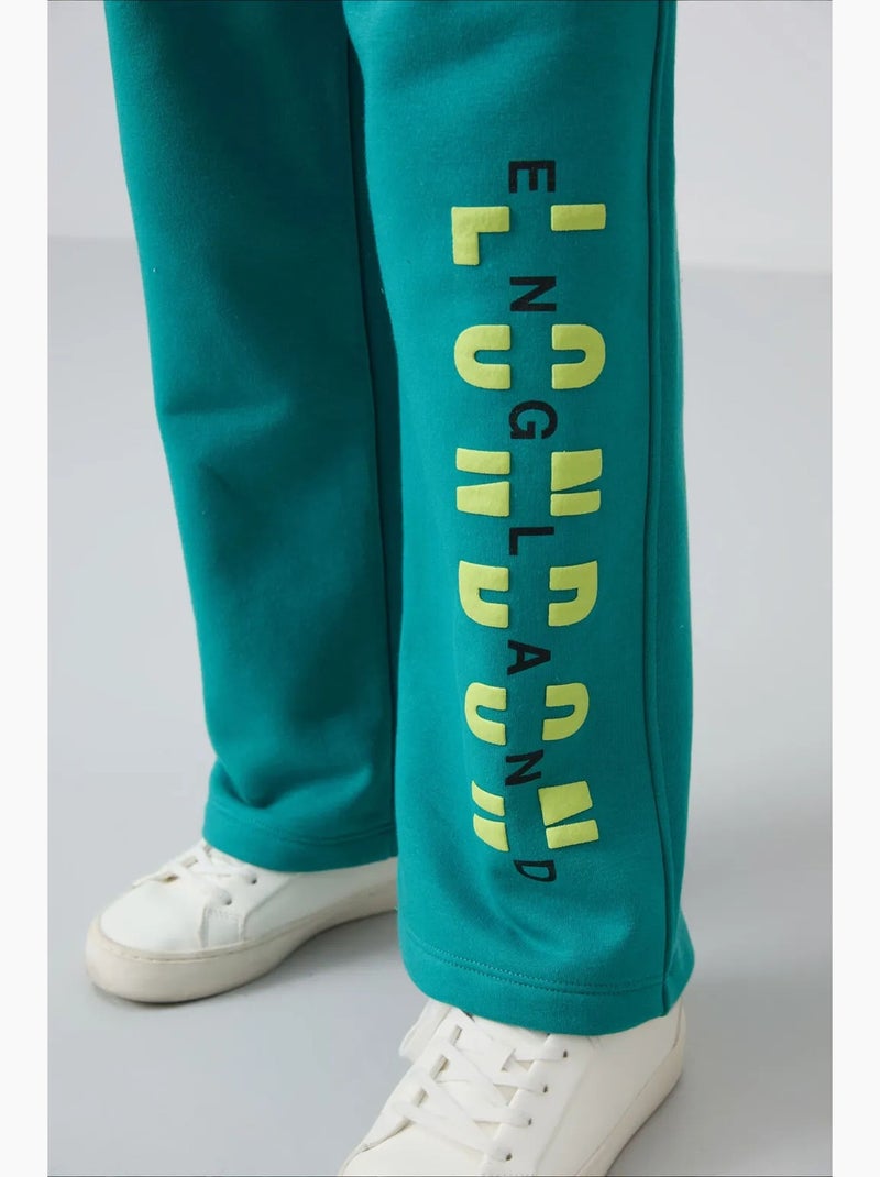 Ensemble de pyjama jeunesse en coton et polyester tommy Vert émeraude - Kiabi