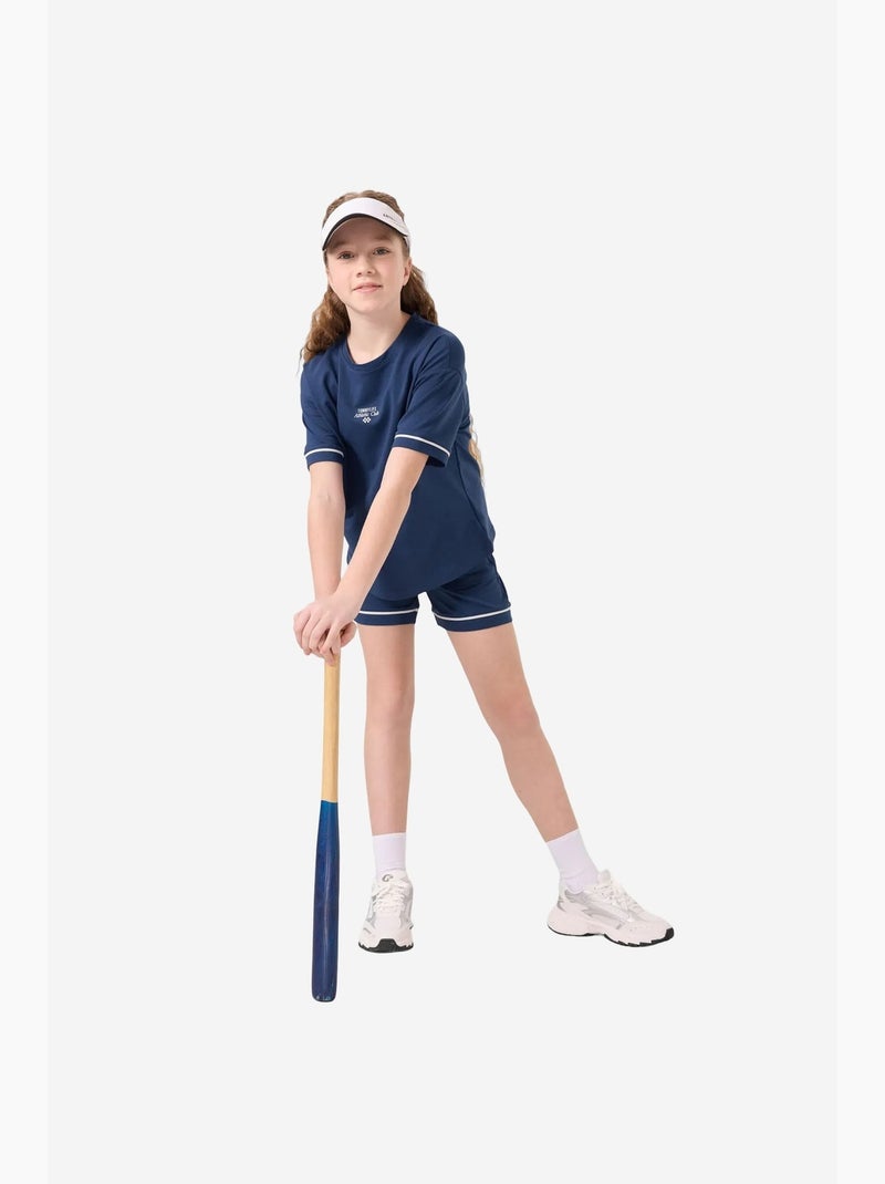 Ensemble de pyjama jeunesse en coton mélangé tommy Bleu marine - Kiabi