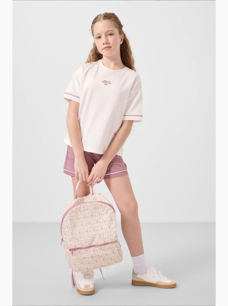 Ensemble de pyjama jeunesse en coton mélangé tommy Mauve - Kiabi