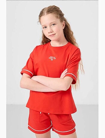 Ensemble de pyjama jeunesse en coton mélangé tommy