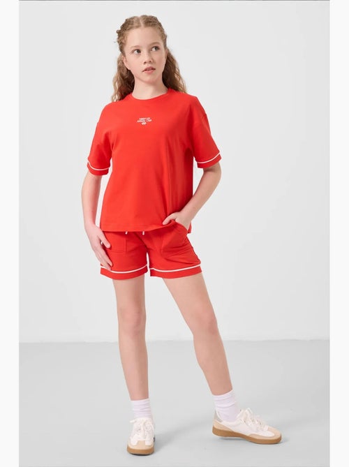 Ensemble de pyjama jeunesse en coton mélangé tommy - Kiabi Ensemble de pyjama jeunesse en coton mélangé tommy - Kiabi