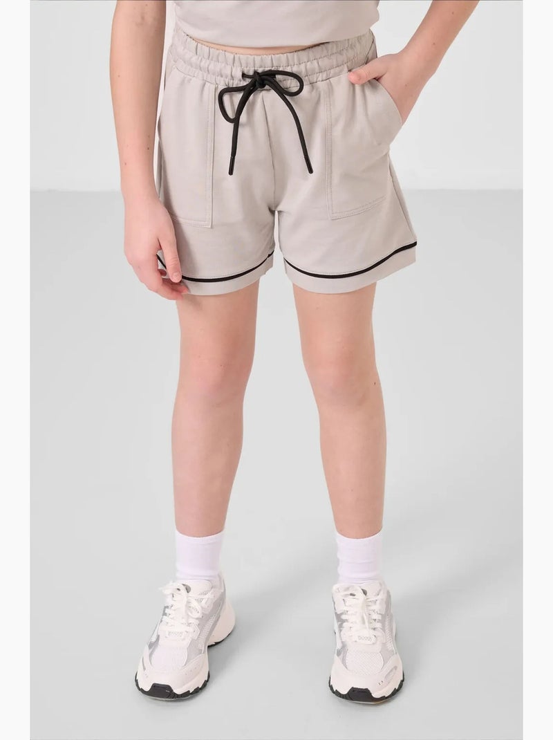 Ensemble de pyjama jeunesse en coton mélangé tommy Sable - Kiabi