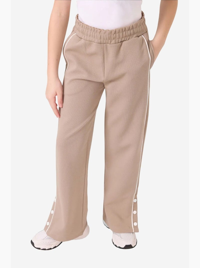 Ensemble de pyjama jeunesse en mélange coton tommy Grège - Kiabi