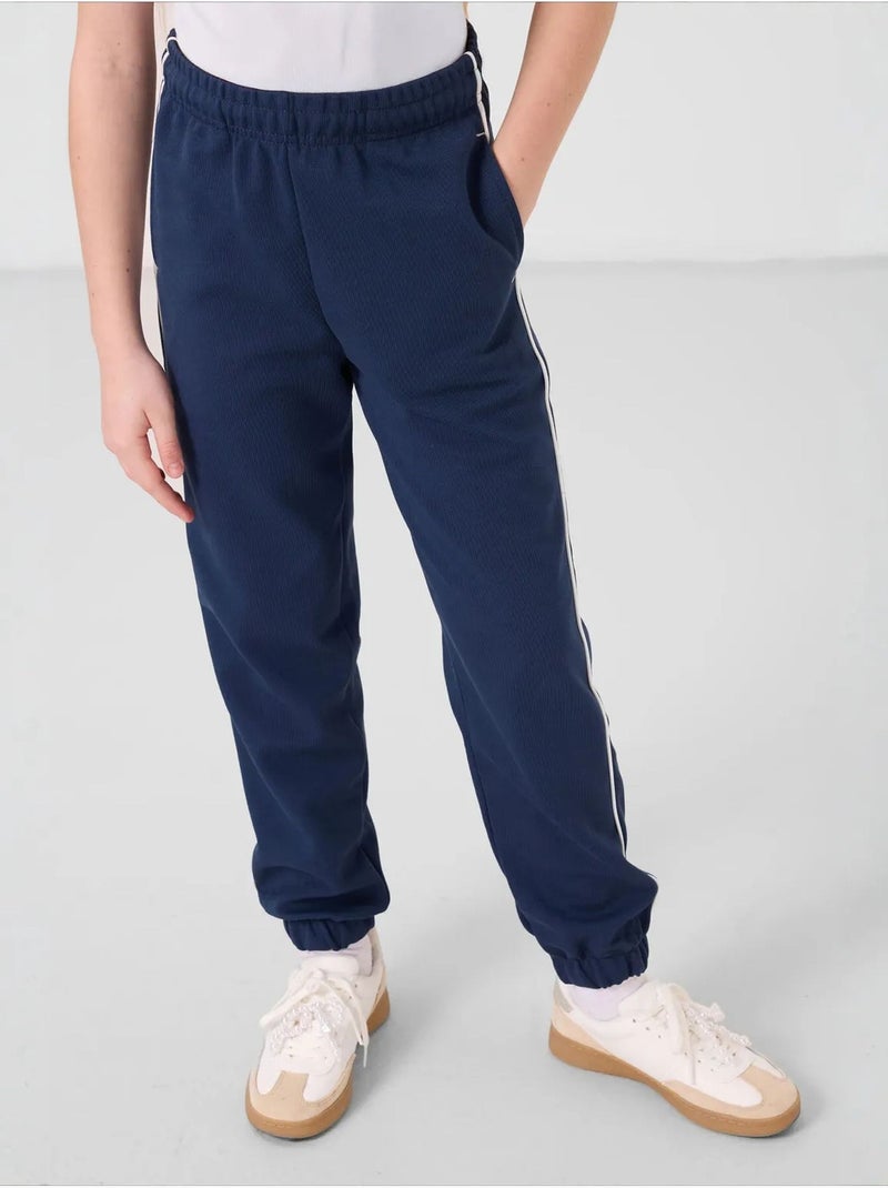 Ensemble de pyjama jeunesse en mélange de coton tommy Bleu marine - Kiabi