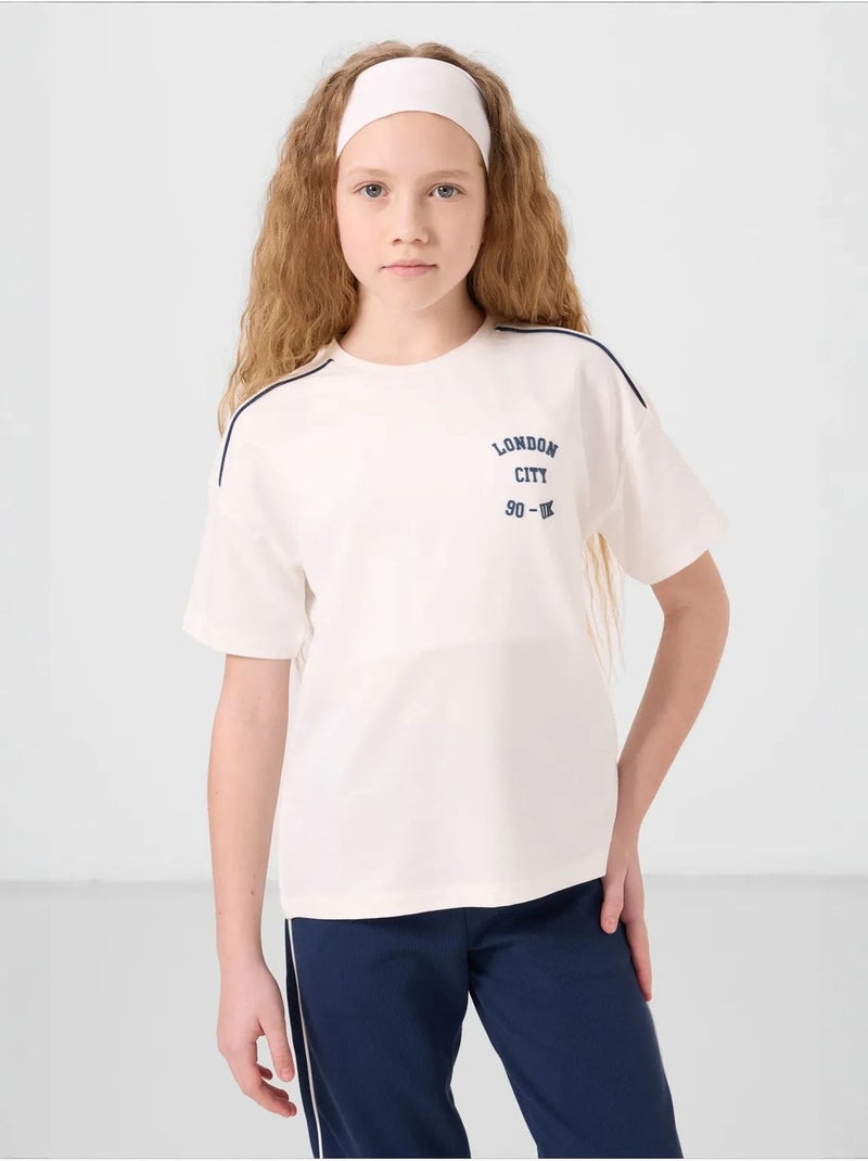 Ensemble de pyjama jeunesse en mélange de coton tommy Bleu marine - Kiabi
