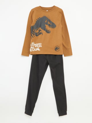 Ensemble de pyjama 'Jurassic Park' t-shirt + pantalon - 2 pièces