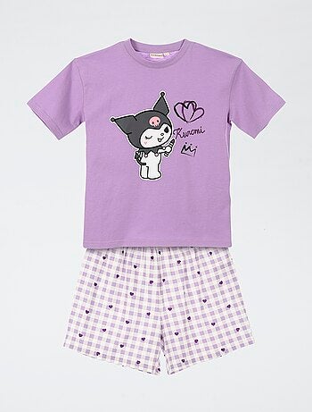 Ensemble de pyjama 'Kuromi' en coton