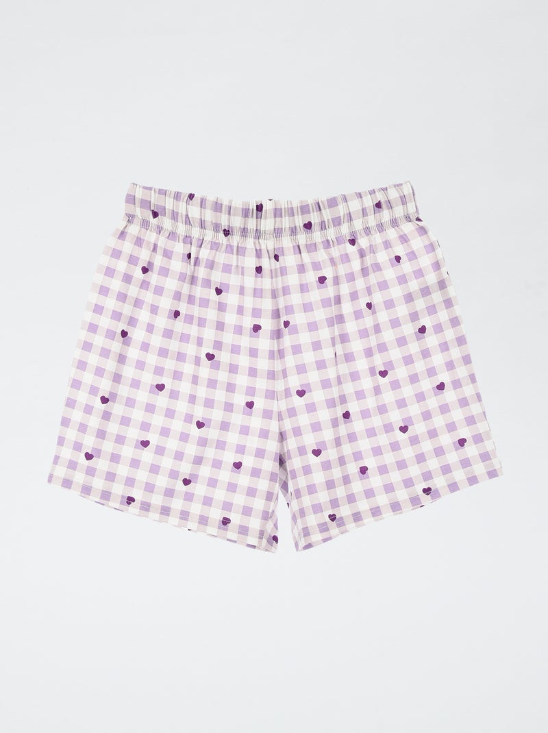 Ensemble de pyjama 'Kuromi' en coton Violet - Kiabi