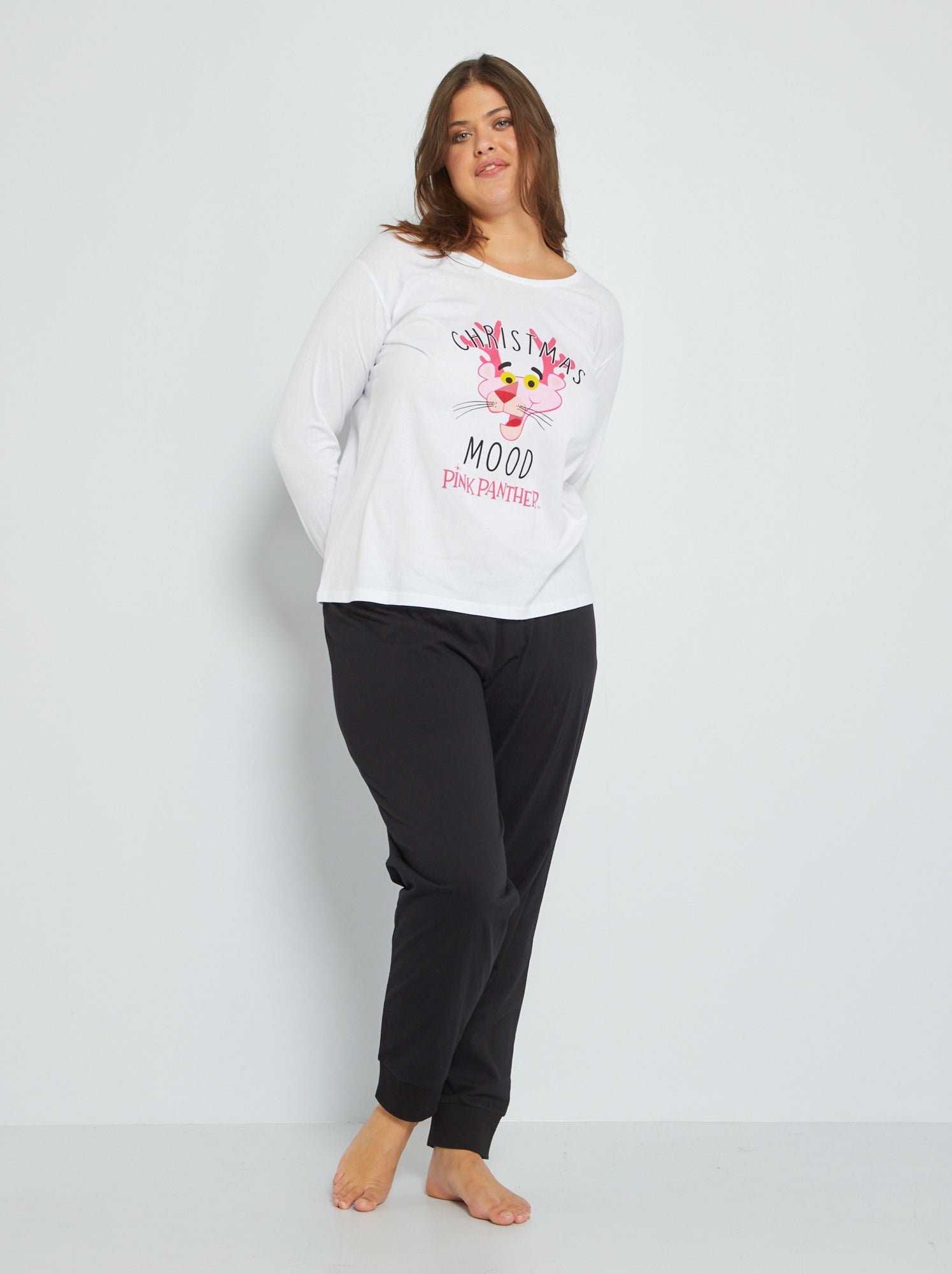 Pyjama D'hiver 2 Pièces Pour Femme - Haut Rembourré, Pantalon Long - Taille Grande - Confort Maison, Yoga - 8
