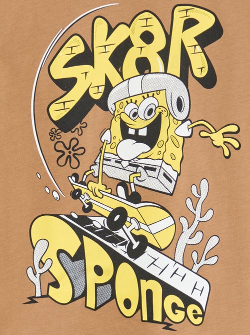 Ensemble de pyjama long 'Bob l'éponge' t-shirt + pantalon - 2 pièces - Kiabi