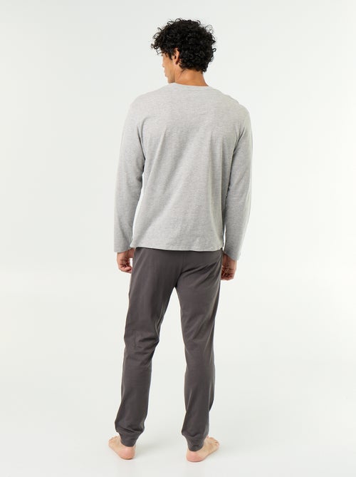 Ensemble de pyjama long en jersey - 2 pièces - Kiabi