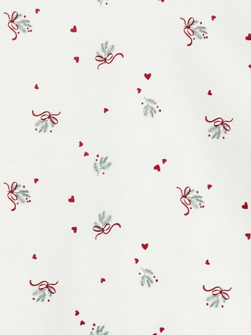 Ensemble de pyjama long en molleton + gilet sans manches effet moutonné - 3 pièces - Kiabi