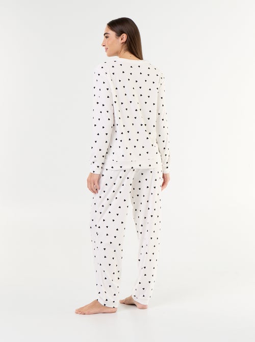 Ensemble de pyjama long en polaire - 2 pièces - Kiabi Ensemble de pyjama long en polaire - 2 pièces - Kiabi