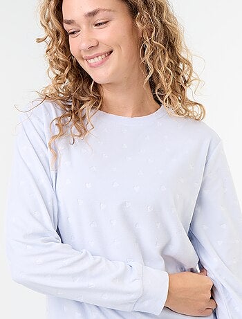 Ensemble de pyjama long en polaire - 2 pièces