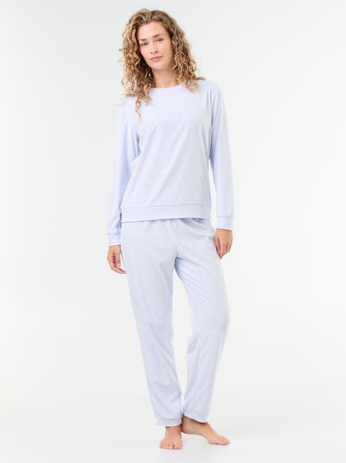 Ensemble de pyjama long en polaire - 2 pièces - Kiabi Ensemble de pyjama long en polaire - 2 pièces - Kiabi