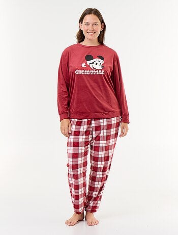 Ensemble de pyjama long en polaire 'Disney' 'Stitch' - 2 pièces
