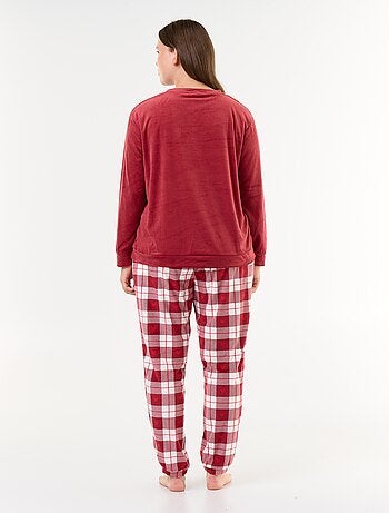 Ensemble de pyjama long en polaire 'Disney' 'Stitch' - 2 pièces