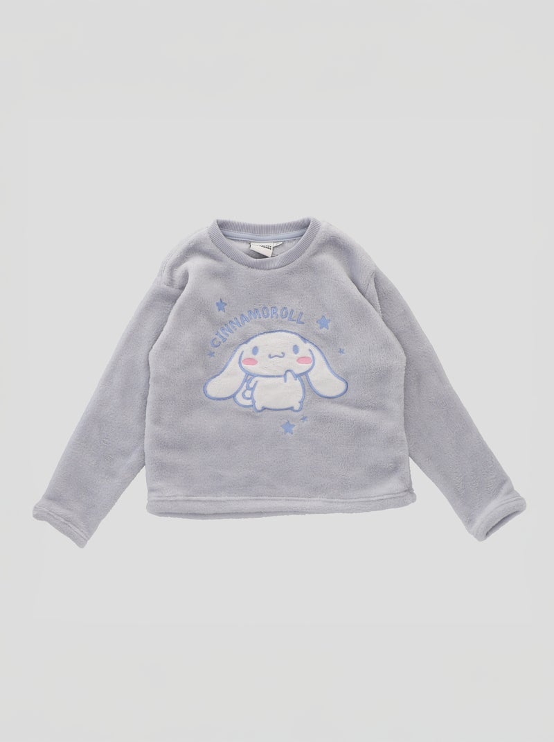 Ensemble de pyjama long en polaire 'Hello Kitty' - 2 pièces Bleu - Kiabi