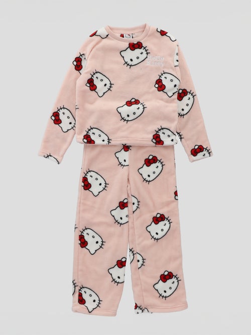 Ensemble de pyjama long en polaire 'Hello Kitty' - 2 pièces - Kiabi