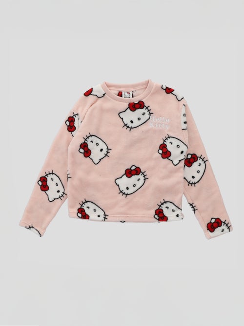 Ensemble de pyjama long en polaire 'Hello Kitty' - 2 pièces - Kiabi