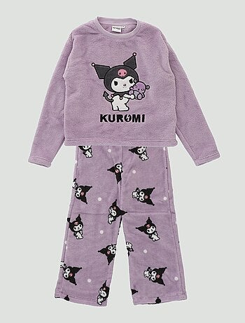 Ensemble de pyjama long en polaire 'Hello Kitty' - 2 pièces