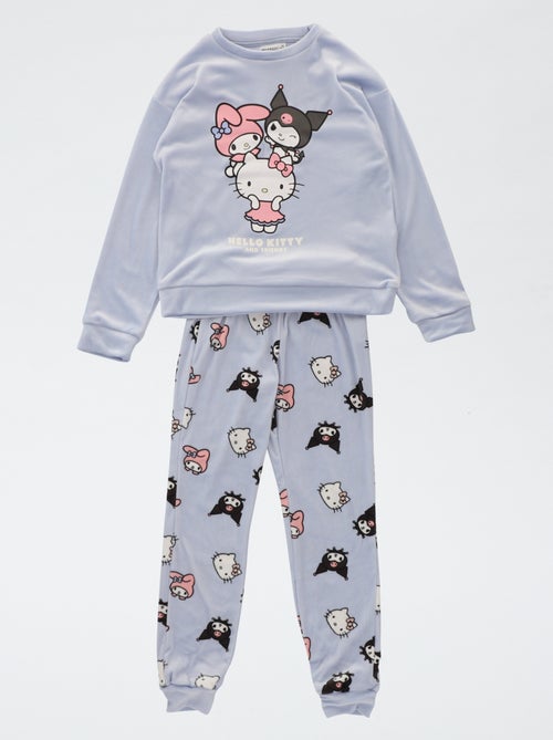 Ensemble de pyjama long en polaire 'Kuromi' 'Hello Kitty' - 2 pièces - Kiabi