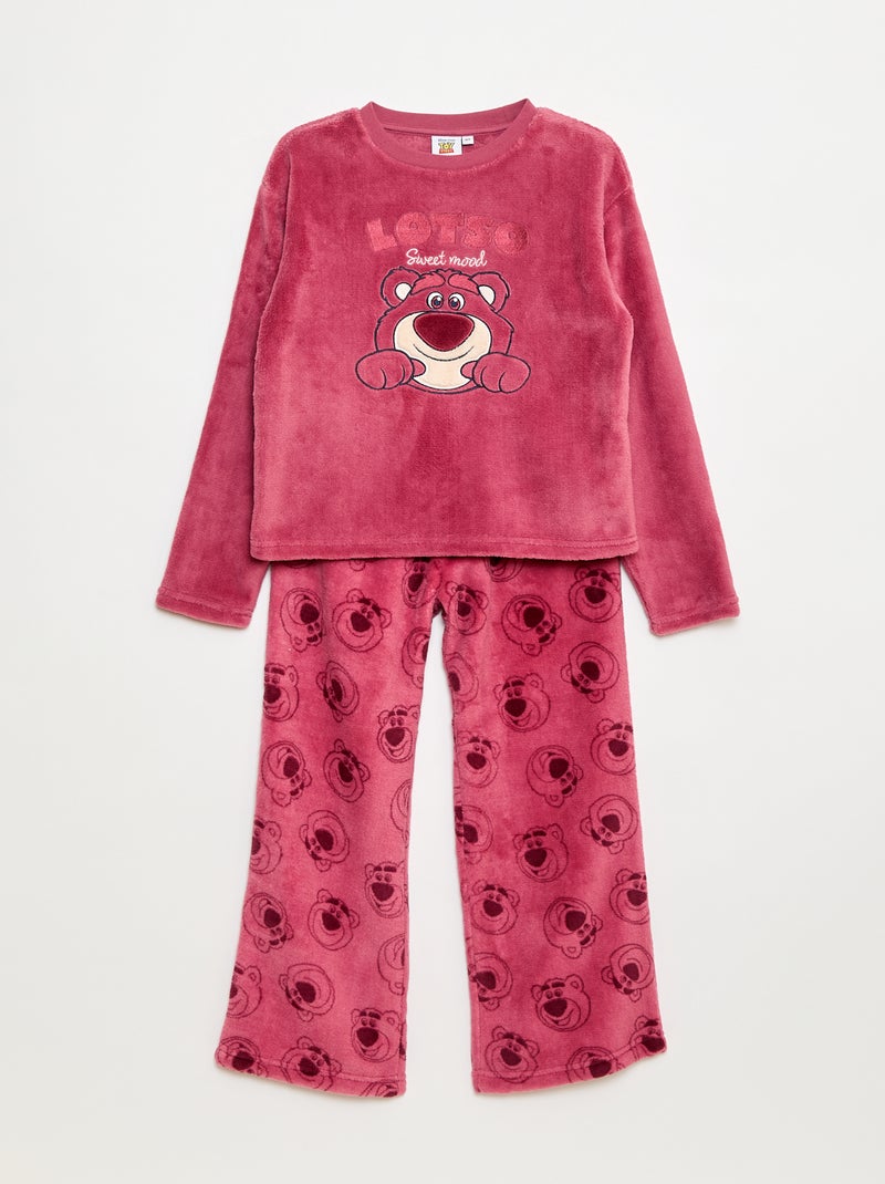 Ensemble de pyjama long en polaire 'Stitch' 'Disney' - 2 pièces Rose - Kiabi