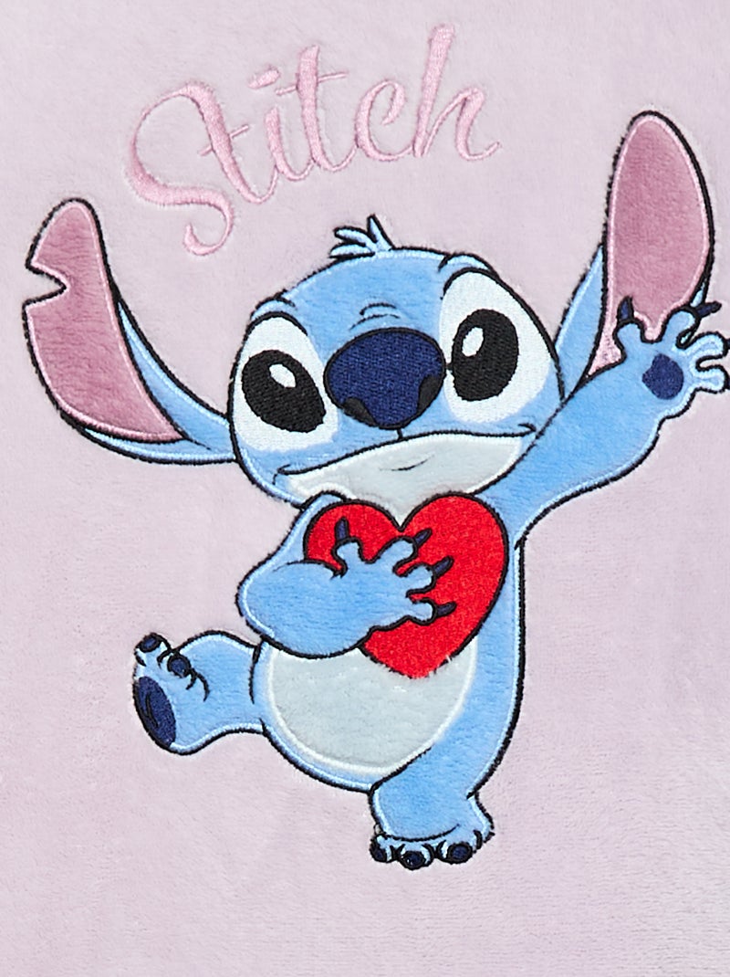 Ensemble de pyjama long en polaire 'Stitch' 'Disney' - 2 pièces Violet - Kiabi