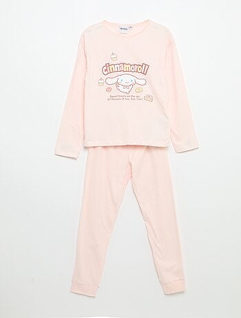Ensemble de pyjama long 'Hello Kitty' - 2 pièces