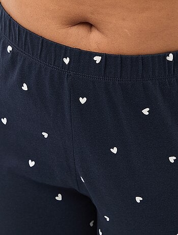 Ensemble de pyjama long imprimé - 2 pièces