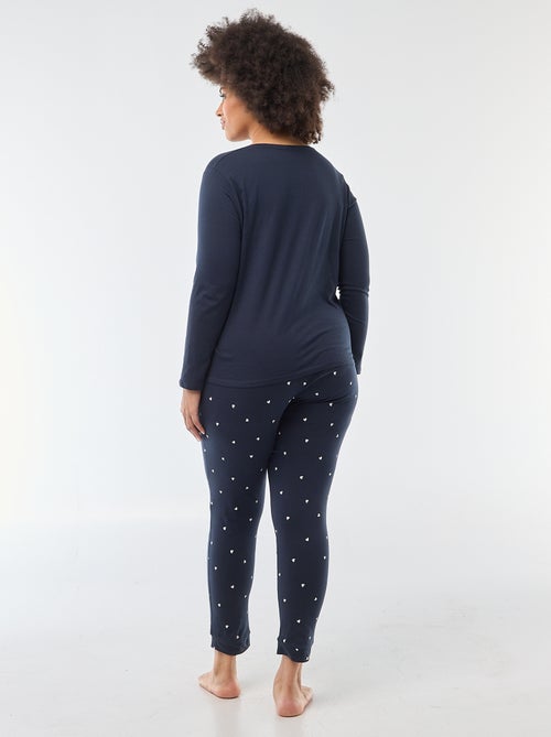 Ensemble de pyjama long imprimé - 2 pièces - Kiabi