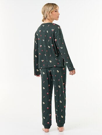 Ensemble de pyjama long 'Noël' - 2 pièces