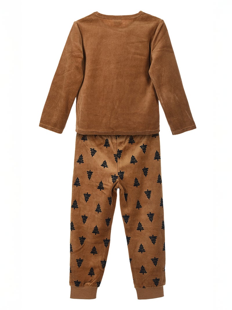 Ensemble de pyjama long 'Pat'Patrouille' en polaire - 2 pièces Marron - Kiabi