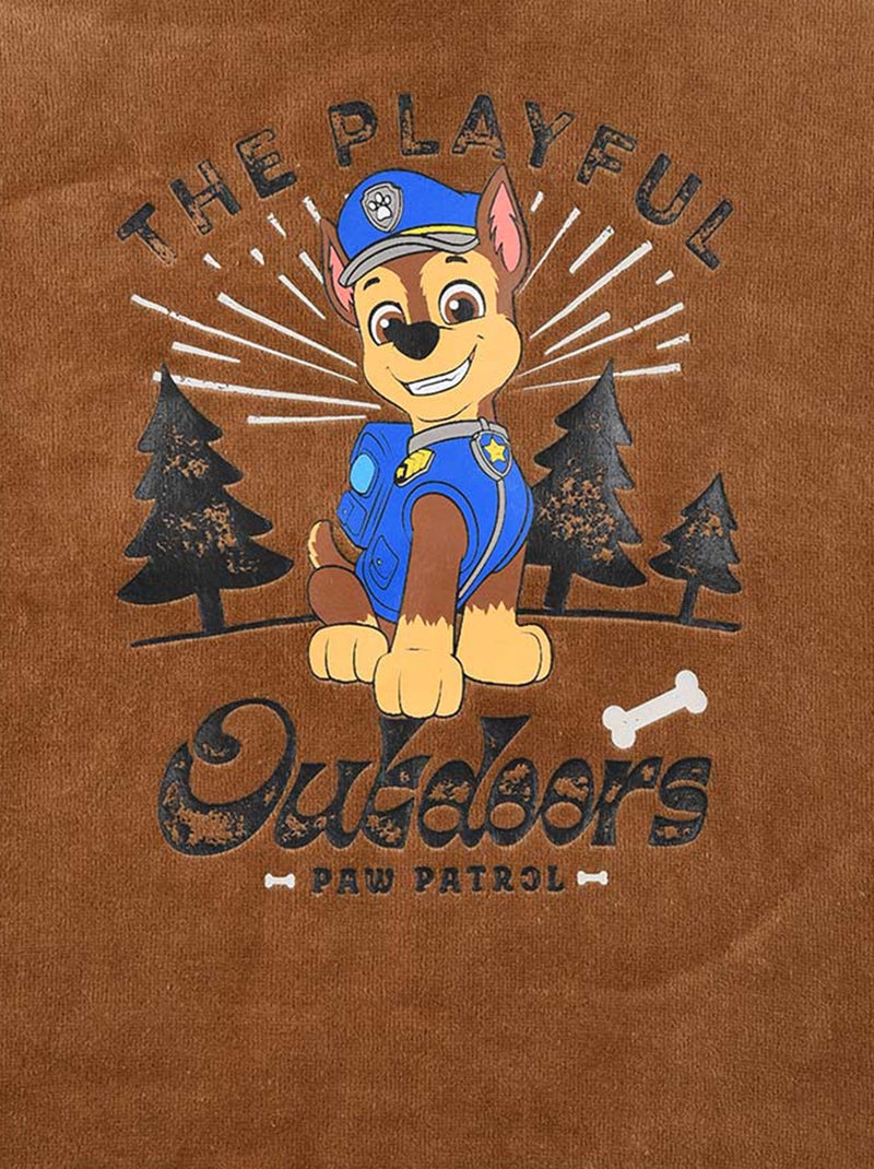 Ensemble de pyjama long 'Pat'Patrouille' en polaire - 2 pièces Marron - Kiabi