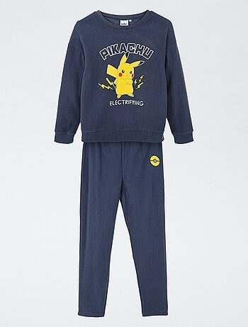Ensemble de pyjama long 'Pokémon' en polaire - 2 pièces