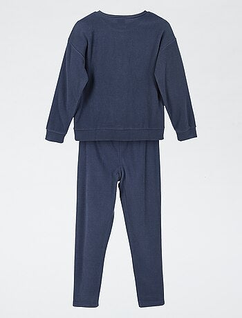 Ensemble de pyjama long 'Pokémon' en polaire - 2 pièces